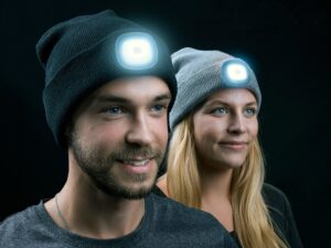 Kepurė su Led šviesa - Juoda kaina internetu