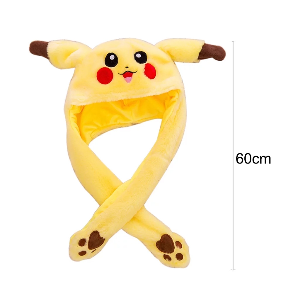 Kepurė su pakylančiomis ausimis "Pikachu" kaina internetu
