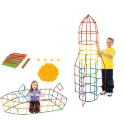 Konstruktorius "Sujungiami šiaudeliai", 210 vnt kaina internetu