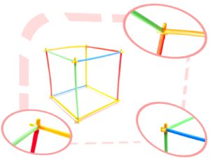 Konstruktorius "Sujungiami šiaudeliai", 210 vnt kaina internetu