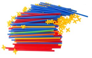 Konstruktorius "Sujungiami šiaudeliai", 210 vnt kaina internetu