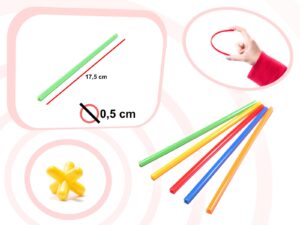 Konstruktorius "Sujungiami šiaudeliai", 210 vnt kaina internetu