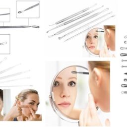 Kosmetologinės kilpelės probleminei odai valyti 5VNT. kaina internetu