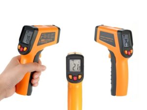 Lazerinis bekontaktis termometras nuo -50 iki 400C kaina internetu