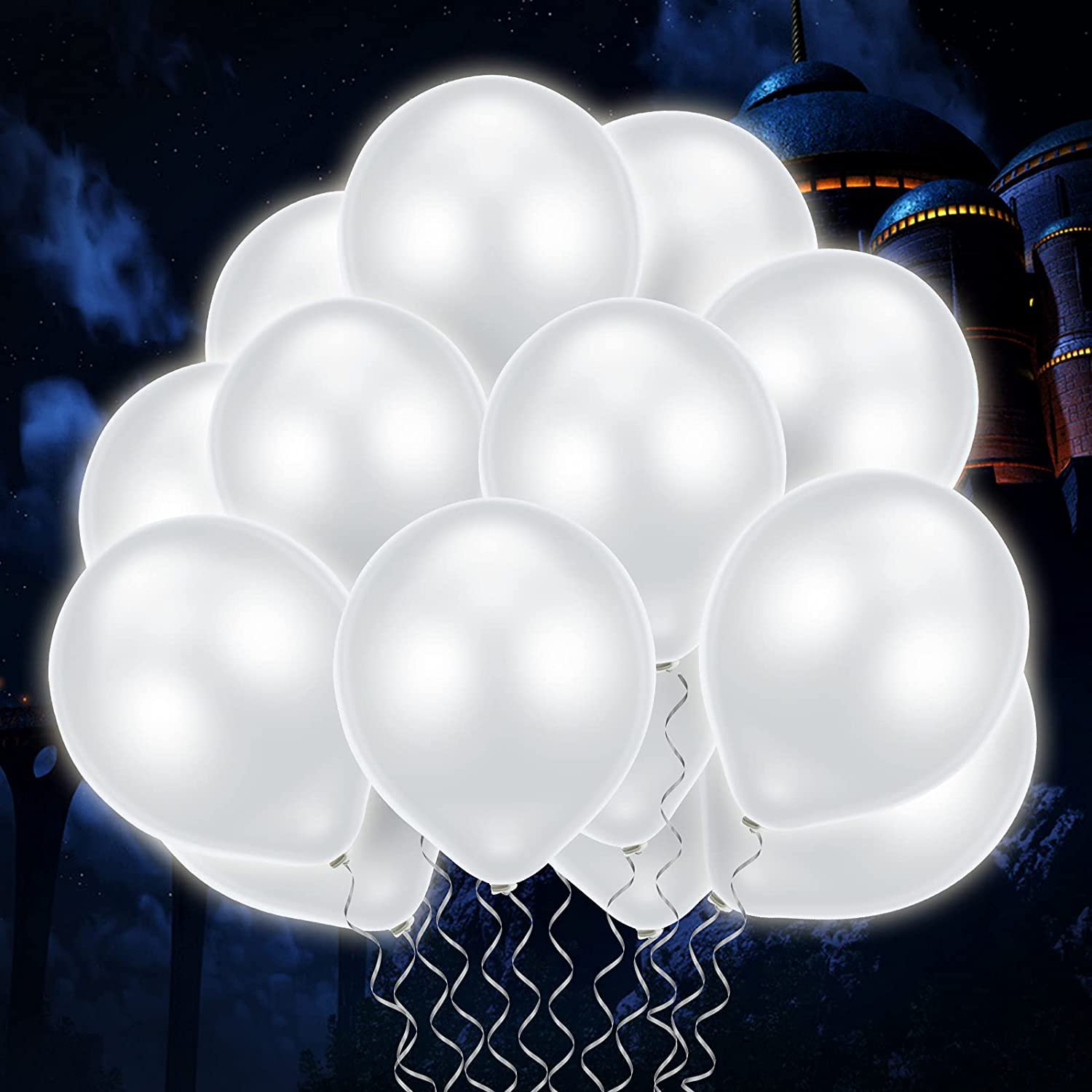 LED balionų lemputės - Balta kaina internetu