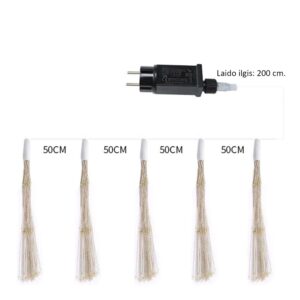 LED girlianda "Firework" kaina internetu