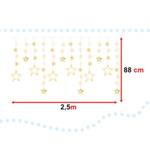 LED girlianda "Stars" kaina internetu