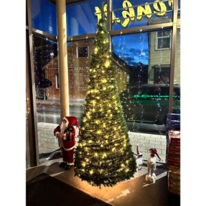LED išskleidžiama eglutė 250 CM. kaina internetu