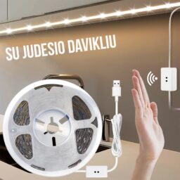 LED juostelė su jungikliu 3M kaina internetu