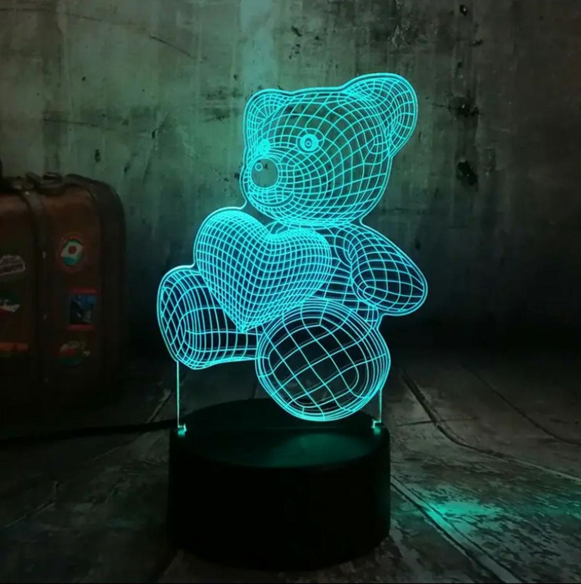 LED lempa meškiuko formos kaina internetu