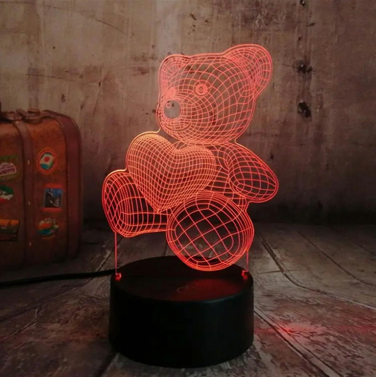 LED lempa meškiuko formos kaina internetu
