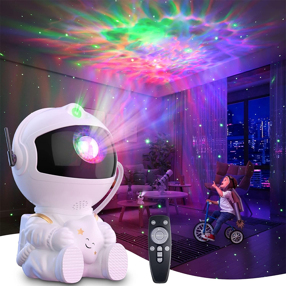 LED projektorius "Astronautas" su BT kaina internetu