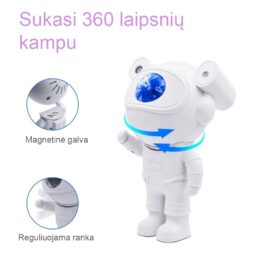 LED Projektorius su kolonėle ASTRONAUTAS kaina internetu
