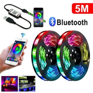 LED RGB USB juosta, 5 metrai kaina internetu