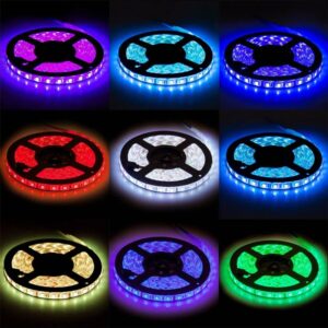LED RGB USB juosta, 5 metrai kaina internetu