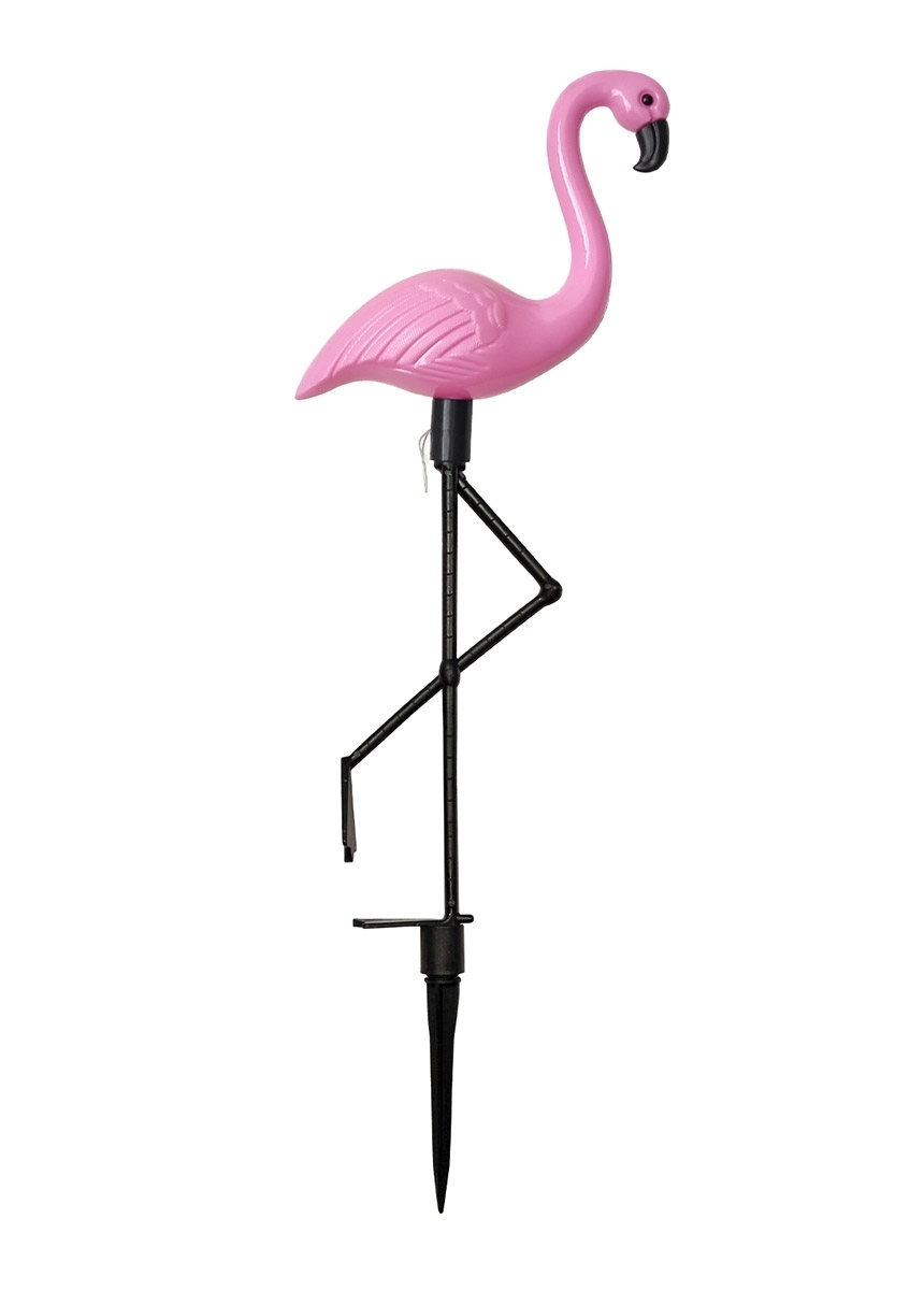 LED saulės sodo lempos – flamingas kaina internetu