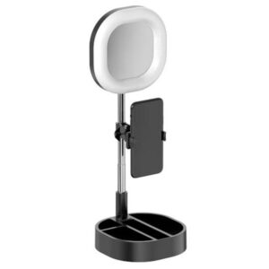 LED "Selfie" veidrodis su stovu - Rožinė kaina internetu