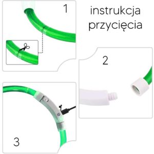 LED šviečiantis antkaklis (Žalia) kaina internetu
