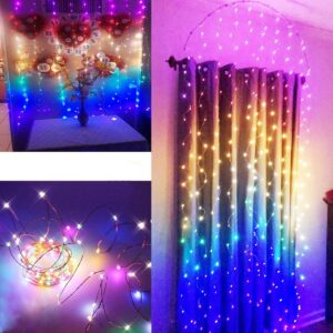 LED USB Užuolaida - Girlianda, spalvota kaina internetu