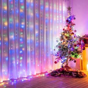 LED USB Užuolaida - Girlianda, spalvota kaina internetu