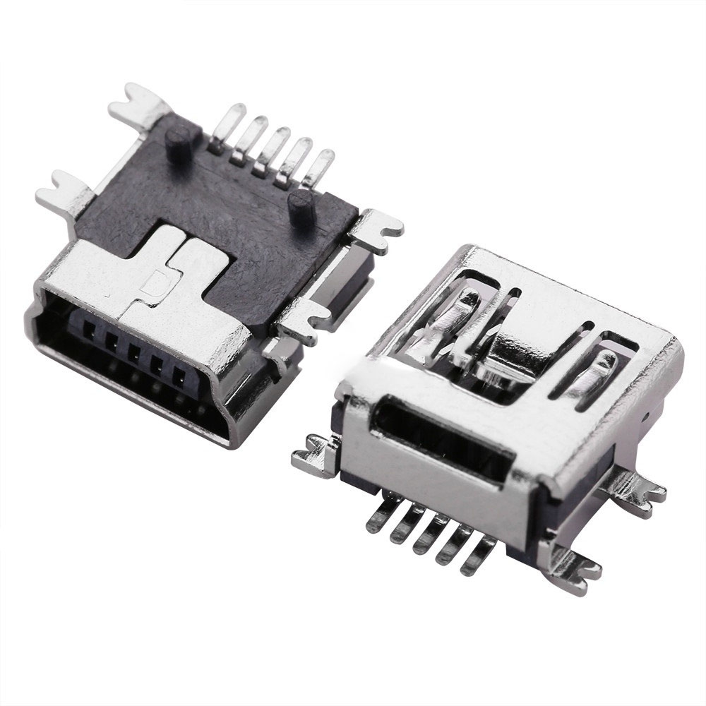 Lituojamas Lizdas Mini USB SMD 5 Pin kaina internetu