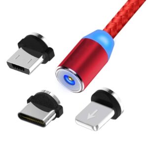 Magnetinis USB įkrovimo laidas 3in1 kaina internetu