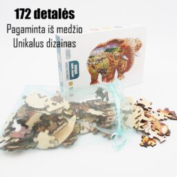 Medinė Dėlionė "Dramblys" kaina internetu