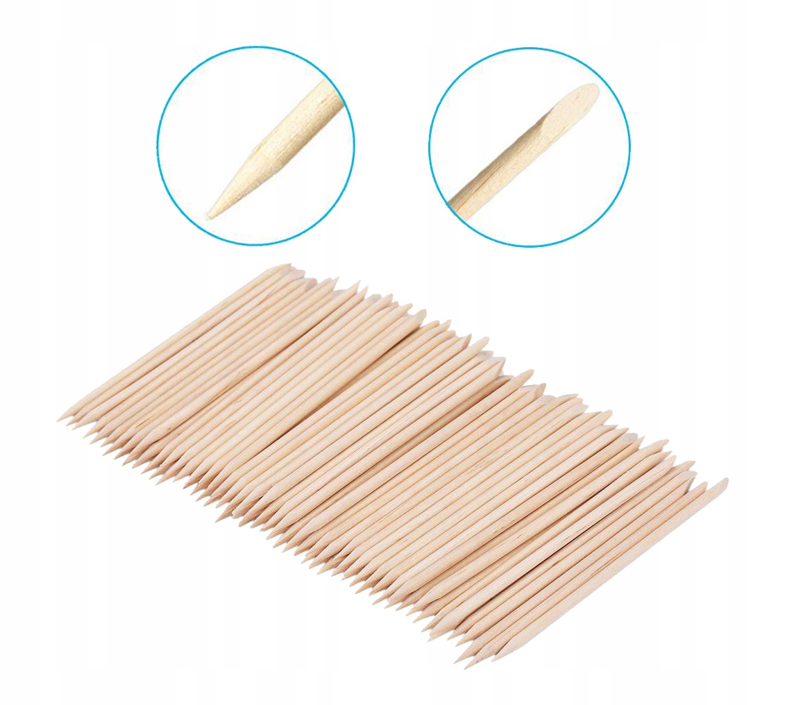 Mediniai pagaliukai nagų odelėms atstumti 100 vnt. kaina internetu