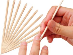 Mediniai pagaliukai nagų odelėms atstumti 100 vnt. kaina internetu