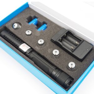 MĖLYNAS GALINGAS LAZERIS SU 5 EFEKTŲ GALVUTĖMIS kaina internetu