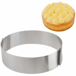 Metalinė torto formavimo juosta – 16–30 cm kaina internetu