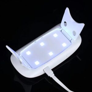 Mini UV LED nagų lempa kaina internetu