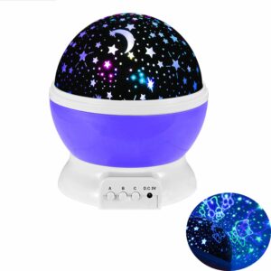 Naktinė LED Lempa, Žvaigždžių Projektorius kaina internetu