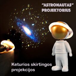Naktinis projektorius "Astronautas" kaina internetu