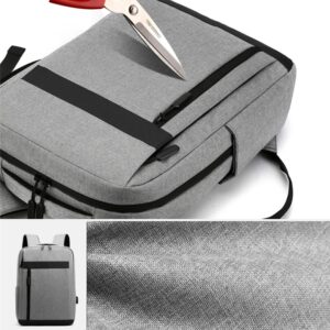 Nešiojamo Kompiuterio Kuprinė Su USB Lizdu - Pilka kaina internetu