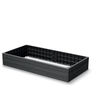 Pakelta plastikinė lysvė, 149,2x75,6x25 cm kaina internetu