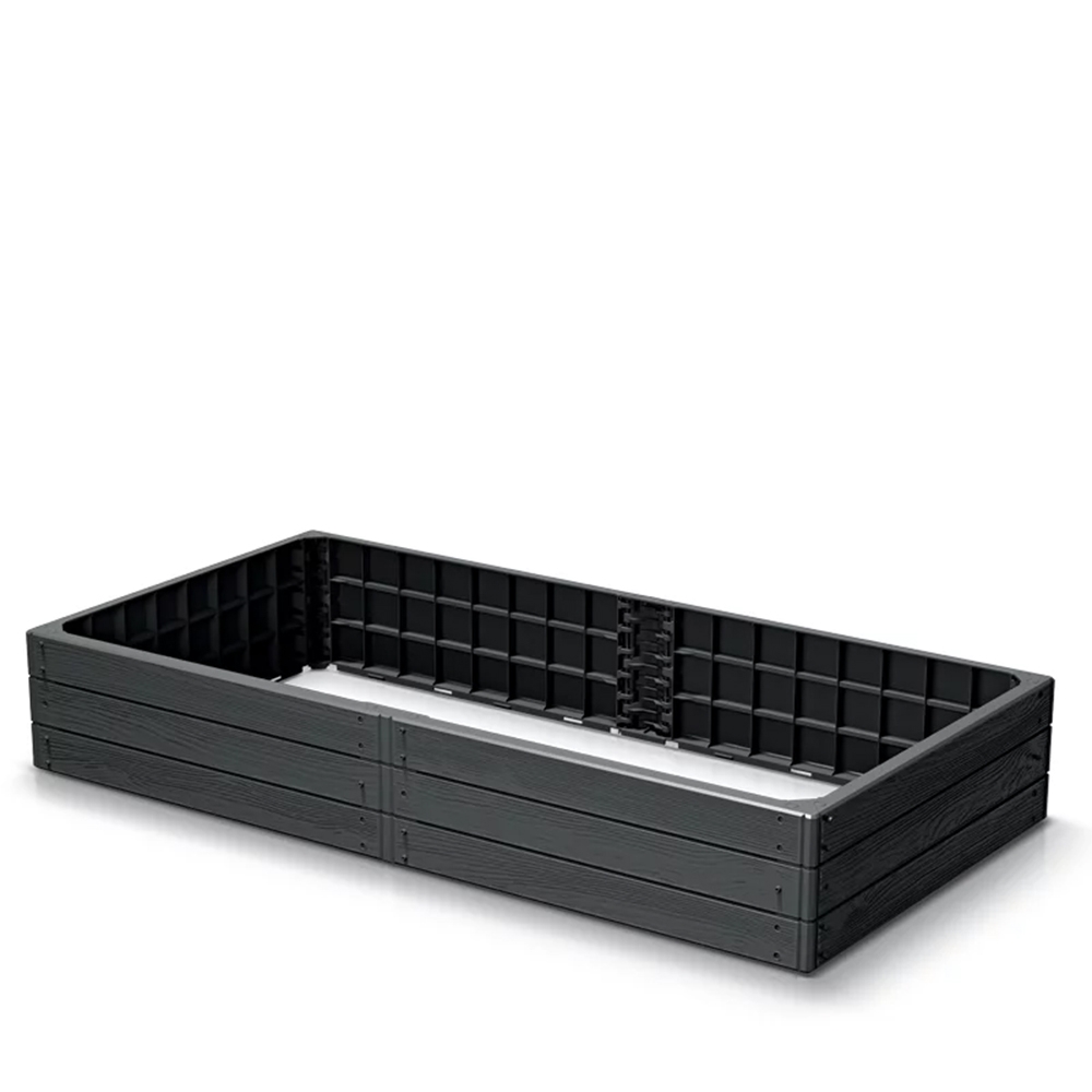 Pakelta plastikinė lysvė, 149,2x75,6x25 cm kaina internetu