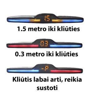 Parkavimo sistema su 4 davikliais kaina internetu