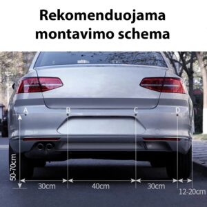Parkavimo sistema su 4 davikliais kaina internetu