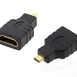 Perėjimas HDMI FEMALE į MICRO HDMI MALE GOLD kaina internetu