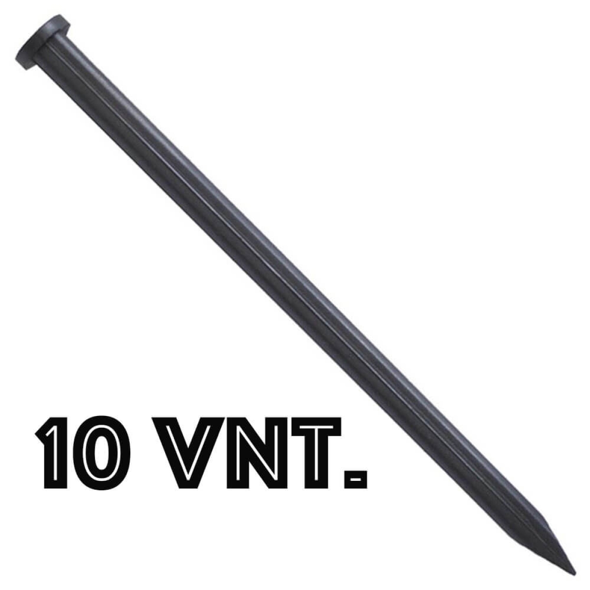 Plastikinės vinys (10 vnt.) 26 cm kaina internetu