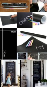 Priklijuojama Piešimo Lenta su Kreidelėmis "Lipdukas" kaina internetu