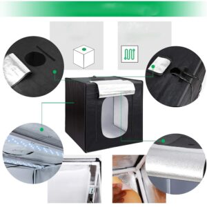 Profesionali Foto Dėžė Su LED Apšvietimu 60 CM. kaina internetu