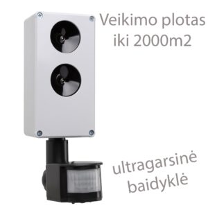 Profesionali ultragarsinė baidyklė 2000m2 kaina internetu