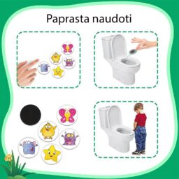 Puoduko treniruočių lipdukai, 5 vnt. kaina internetu