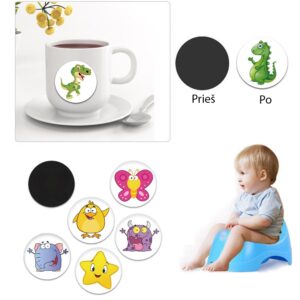 Puoduko treniruočių lipdukai, 5 vnt. kaina internetu