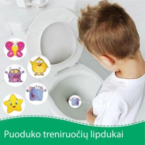Puoduko treniruočių lipdukai, 5 vnt. kaina internetu