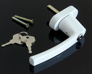 Rankena langams su užraktu BALTA kaina internetu