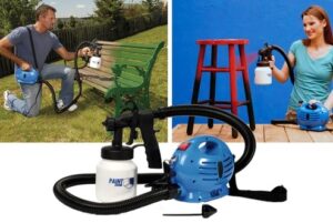 Rankinis dažų purkštuvas PAINT ZOOM su priedais kaina internetu
