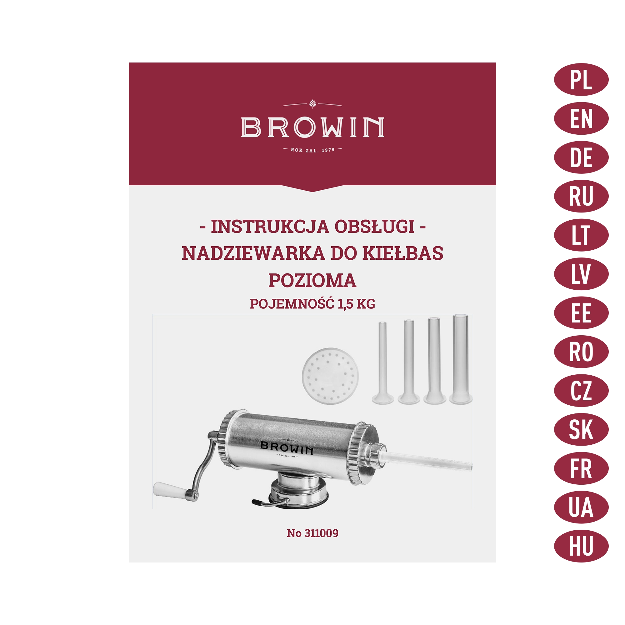 Rankinis horizontalus kimštuvas 1,5kg kaina internetu